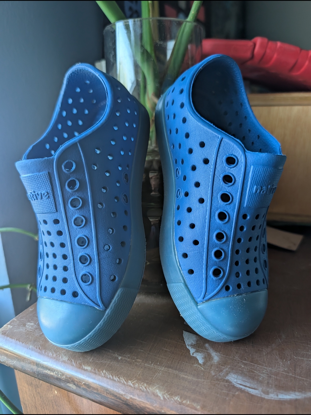Native Shoes Kids Slip-On Water Shoes in Vibrant Blue